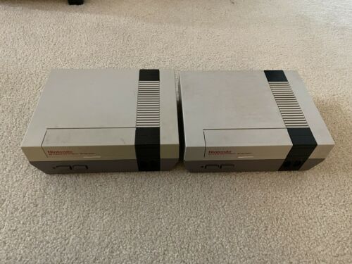Retrodeals - Two Nintendo Entertainment System Gray Home Console