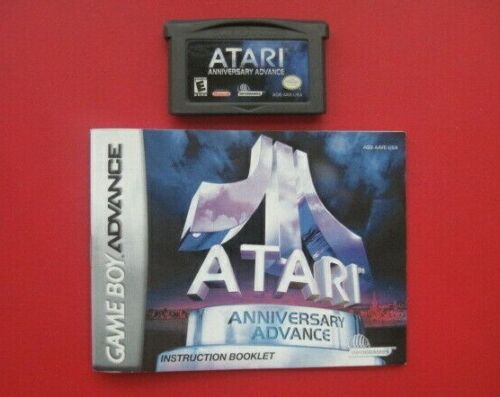 Retrodeals - Atari Anniversary with Manual Nintendo Game Boy Advance *Authentic*  