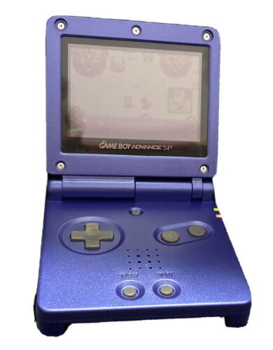 Retrodeals - Nintendo Game Boy Advance SP Cobalt Blue Handheld System AGS-001