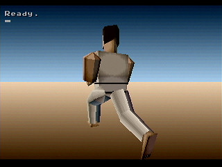 Poly Fighter 2 by Yukun Software - Screenshot #2 Sega Saturn Game Basic - Poly Fighter 2 by Yukun Software - Screenshot #2