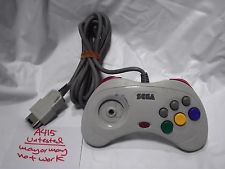 Sega Saturn Auction - Sega Saturn White Game Pad Controller