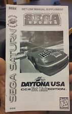 Sega Saturn Auction - Daytona USA CCE Net Link Edition Manual