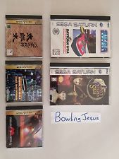 Sega Saturn Auction - Rare Sega Saturn game lot