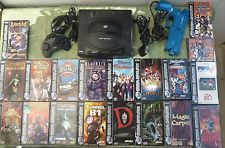 Sega Saturn Auction - Sega Saturn with 18 games