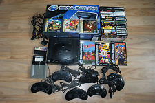 Sega Saturn Auction - PAL Sega Saturn with 20 games