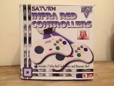 Sega Saturn Auction - Sega Saturn Wireless Infrared 2xController and Receiver Set