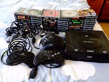 Sega Saturn Auction - PAL Sega Saturn Console, 3 Controllers and 26 Games and Demos