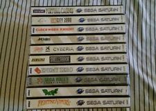 Sega Saturn Auction - Sega Saturn Game Lot of 10