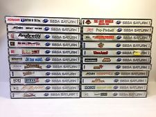 Sega Saturn Auction - Vintage US Sega Saturn Video Game Lot