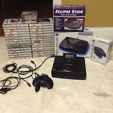 Sega Saturn Auction - Sega Saturn console, 41 games, 2 controllers, 2 Joysticks