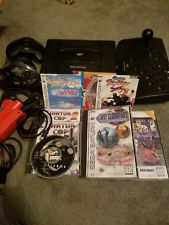 Sega Saturn Auction - Sega Saturn US Black Console with games