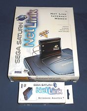 Sega Saturn Auction - Sega Saturn Net Link Internet Modem and Keyboard Adapter