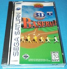 Sega Saturn Auction - 3D Baseball Brand New Factory Sealed