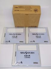 Sega Saturn Auction - Sega Saturn Development Mastering CD-R x 3