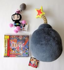 Sega Saturn Auction - Saturn Bomberman JPN with Plush toys