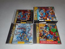 Sega Saturn Auction - X-Men Children of the Atom and X-Men vs Street Fighter JPN