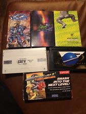 Sega Saturn Auction - Set Of 6 Video Game Promo VHS Tapes