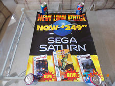 Sega Saturn Auction - New Low Price SEGA Saturn US Retail Promo Poster