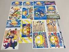 Sega Saturn Auction -  Puyo Puyo Sun flyer postcard pamphlet set