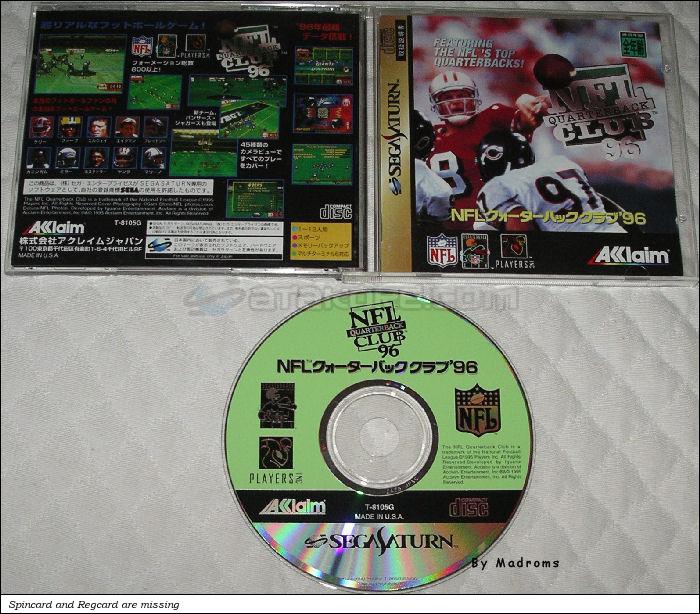 NFL Quarterback Club '96 Sega Saturn | Japan | T-8105G | ＮＦＬ