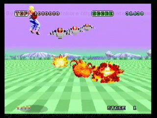 space harrier sega saturn