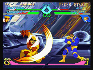 X-Men Vs. Street Fighter Sega Saturn | Japan | T-1227G | エックス 